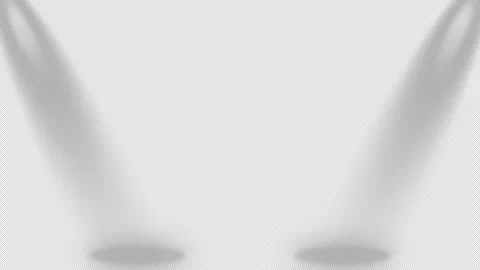 Moving spotlights with empty studio backdrop alpha channel animation, ideal.. Stock Footage 323387203