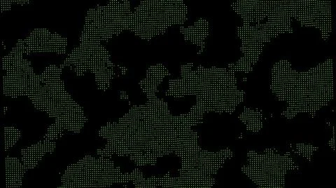 Moving spots on computer surface. Design. Live moving spots on surface. Black Illustrazione stock