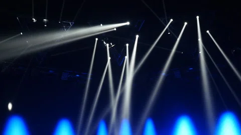 Moving Stage Light Stock Footage 342320190