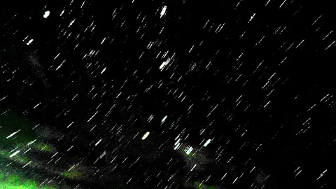 Moving star trails in dark sky 4K UHD Stock Footage 71528999