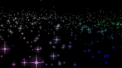 Moving stars on a dark background for various types of design. Stock Footage 126213598