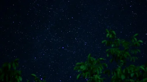 Moving Stars Stock Footage 8358275