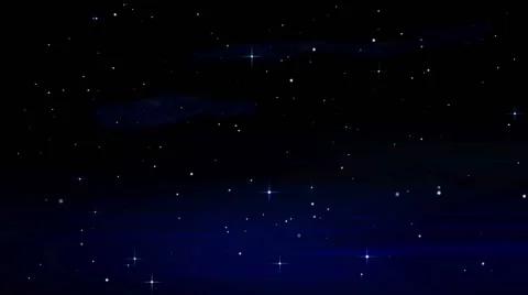 Moving stars in night sky Stock Footage 45601544