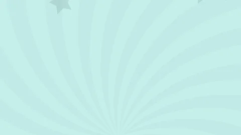 Moving stars with rotating rays seamless loop Video stock 71596123