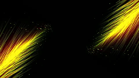 Moving streams of energy lines on black background. Motion. Parallel flows of Video stock 175925259