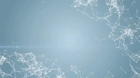 Moving structure. place for text. cinematic plexus background. seamless loop. Stock Footage 84918877