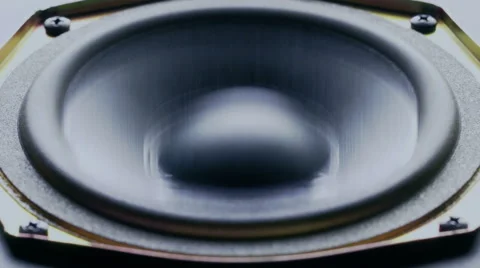 Moving sub-woofer. Video stock 40413896