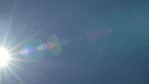 Moving sun through the sky timelapse Stock Footage 99156888