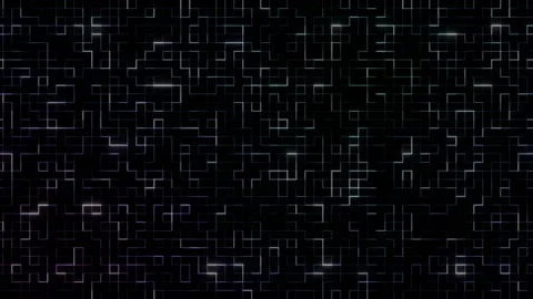 Moving Technology Blocks Stock Footage 144152568