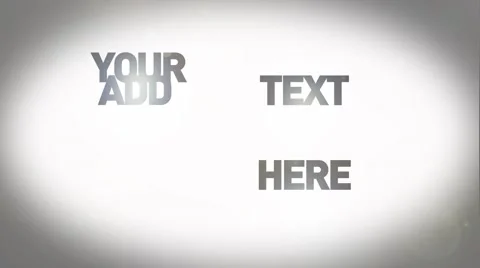 Moving text Stock After Effects