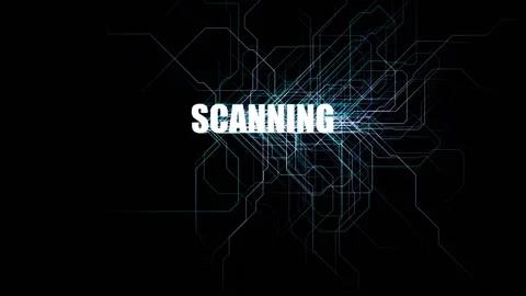 Moving text SCANNING Stock-Footage 170782962