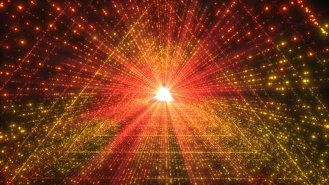 Moving through an abstract tunnel Stock Footage 248988035