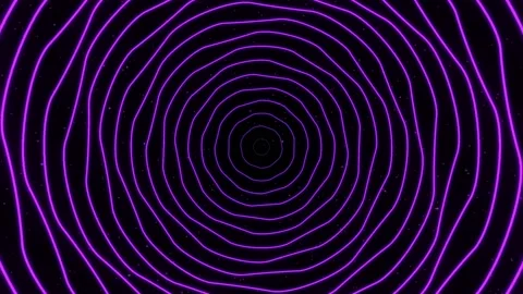 Moving through circles.infinity loop tunnel Video stock 170940340