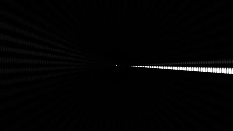 Moving through dark tunnel with light at the end Stock Footage 339330814