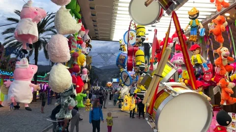 Moving through gallery prices Stock Footage 172138447