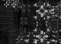 Moving through Geometric Circuit Board Footage