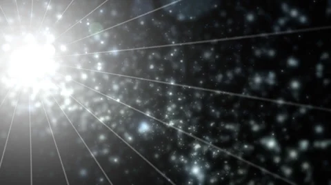 Moving through space stars background - CG HD Stock Footage 27431518
