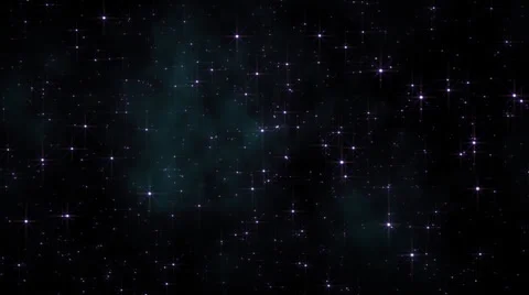 Moving Through The Starlight 10 Stock Footage 34319427