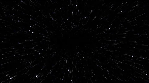 Moving Through the Starlight in a 3D animation Stock Footage 238968527