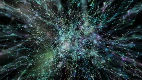 Moving through stars. Speed of light. Hyper jump into another galaxy. Stock Footage 120145686