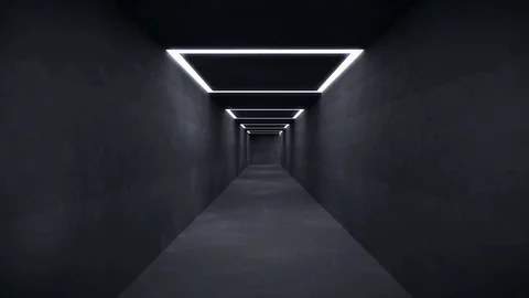 Moving through a Tunnel System (3D Rendering) Stock Footage 78296025