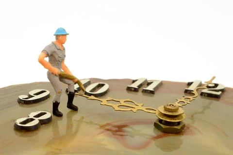 Moving Time Forward Stock Photos