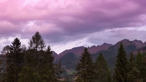 Moving timelapse of the dolomites pale di san martino trentino alto adige Video stock 201191368