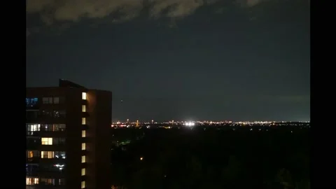 Moving Timelapse from dusk to dawn Stock Footage 167810436