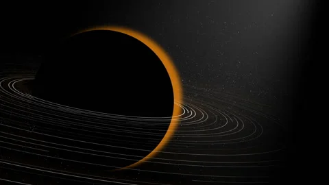 Moving towards a Black Hole through its accretion disk Stock Footage 310275552