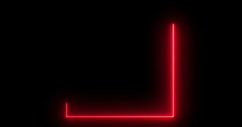 Moving tracing square frame border neon ... | Stock Video | Pond5