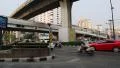 Moving traffic in Bangkok downtown, Thailand HD Footage