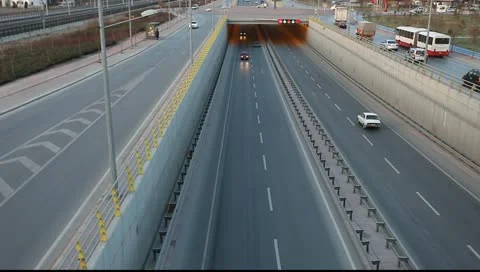 Moving traffic image Stock Footage 10908249
