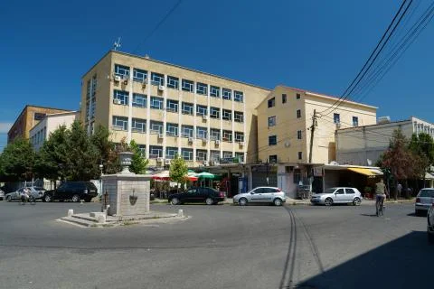 Moving traffic in Shkoder, Albania Photos