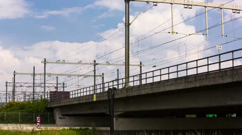 Moving train Stock Footage 37536454