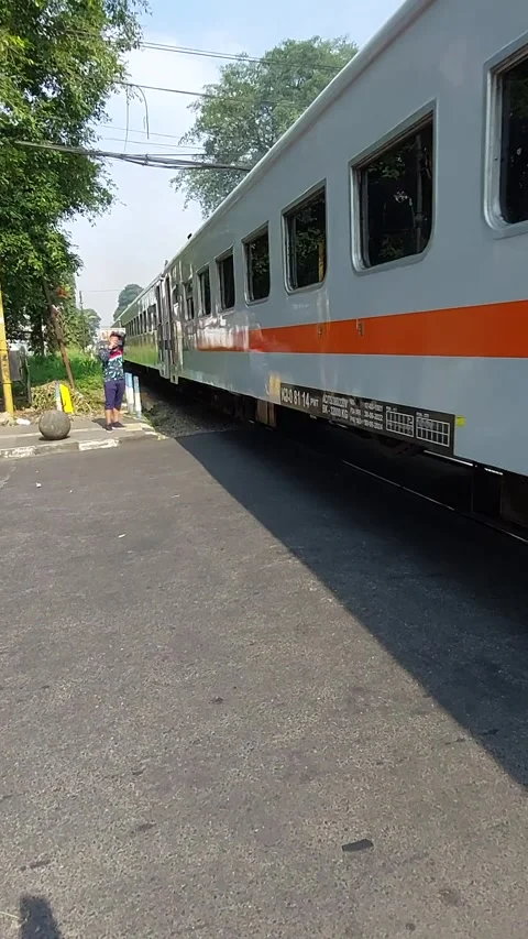 Moving Train Stock Footage 235662800