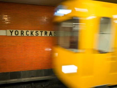 Moving train Stock Photos