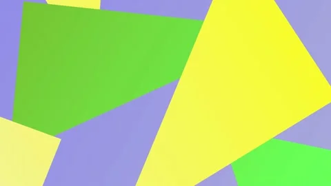 Moving triangles of yellow and green col... | Stock Video | Pond5