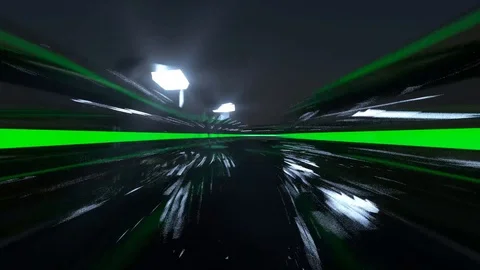 Moving Tunnel Coaster Video stock 112939813