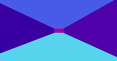 Moving tunnel or empty room animation. 3D loop animation of tunnel or room with Stock Footage 271418334