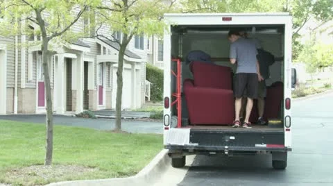 Moving Van Stockbeeldmateriaal 22784025