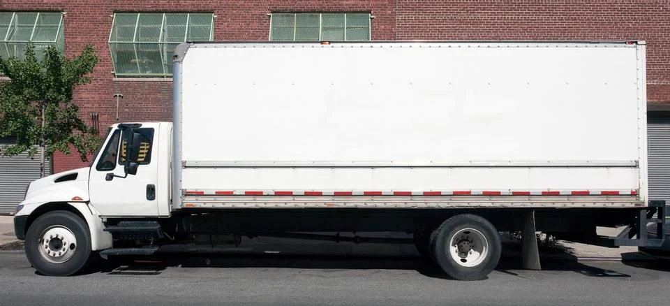 Moving van Stock-Fotos