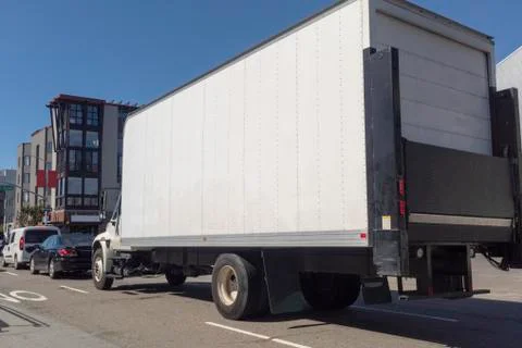 Moving van Stock-Fotos