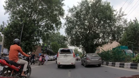 Moving video of Delhi’s traffic Vídeo Stock 116084014