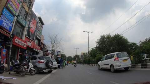 Moving video of Delhi’s traffic Vídeo Stock 116084201