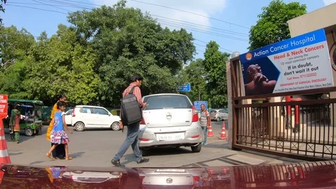Moving video of Delhi’s traffic Vídeo Stock 116084428