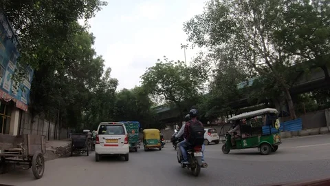 Moving video of Delhi’s traffic Vídeo Stock 116084977