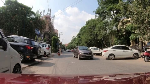 Moving video of Delhi’s traffic Vídeo Stock 116085153