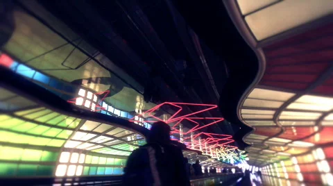Moving Walkway Stock Footage 637931