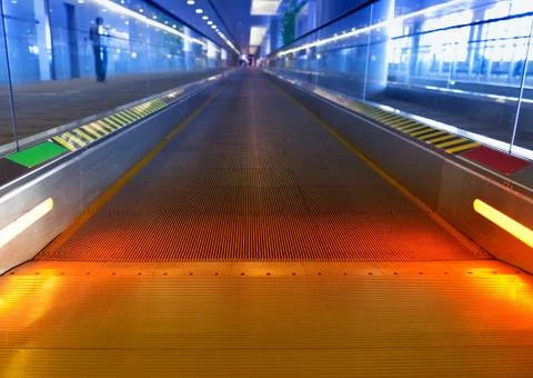 Moving walkway Stock Photos