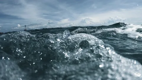 Moving water surface Stock Footage 132260522